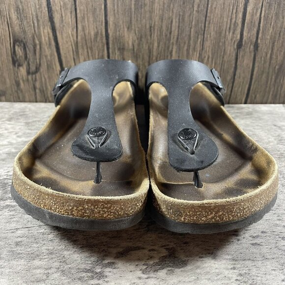 Birkenstock Women's Sandals Gizeh BS Size 8 - Black - Picture 5 of 9